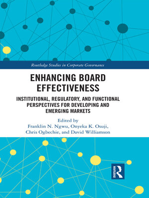 cover image of Enhancing Board Effectiveness